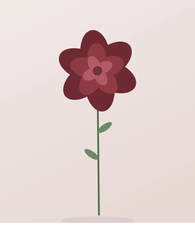 Rose Bordeaux